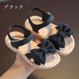 サンダル キッズ お姫様靴 子供サンダル ビー...の詳細画像2