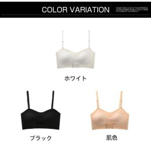 ヌーブラ 紐なしブラ ブラジャー シームレスブ...の詳細画像4