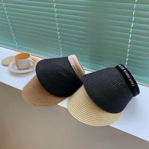 サンバイザー レディース 麦わら帽子 つば広 ...の詳細画像5