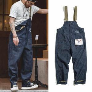 メンズ オーバーオール 切り替 メンズ サロペッ...の商品画像