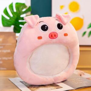 子豚ぬいぐるみ かわいい ぶた抱き枕 ふんわり ニコニコ顔pig もちもち 女の子 人形 横向き寝枕 クッション 添い寝 癒し極上肌触り 柔らかい｜3548assist