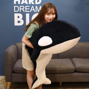 ぬいぐるみ シャチ 特大 大きい 海洋動物 抱き枕 柔らか ふわふわ 癒される クジラ 鯨の抱きまくら 子供 彼女 友達 お祝い 誕生日 記念日｜3548assist