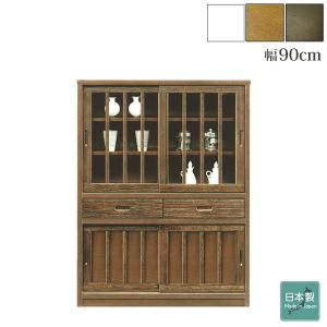 食器棚 和風 和室 水屋箪笥 完成品 水屋タンス 引き戸 膳戸棚 欅 無垢