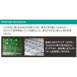 ソファ 2人掛けソファ おしゃれ リビングソフ...の詳細画像3
