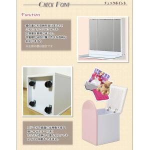 ドレッサー コンパクト デスク スツール付き ...の詳細画像3
