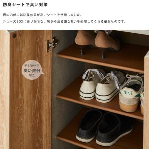 下駄箱 完成品 シューズボックス 靴箱 おしゃれ ロータイプ 玄関 収納