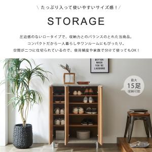 下駄箱 完成品 シューズボックス 靴箱 おしゃ...の詳細画像4