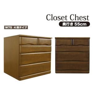 チェスト 収納 クローゼットチェスト 3段 木製 キャスター付き 押入れ