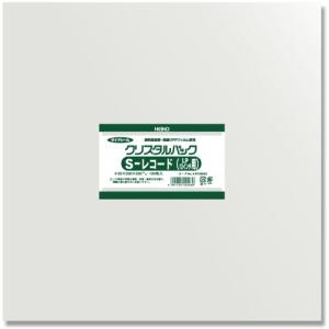 シモジマ ヘイコー 透明 OPP袋 クリスタルパック レコード用 100枚 Sレコード 33×33cm 006739000の商品画像