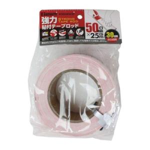 ビッグマン 強力貼付 テープロッド 30cm 50mm×25mm 赤白 BTR50RW30