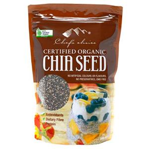 シェフズチョイス オーガニックチアシード 有機チアシード BRC，HACCP認証 Organic Chia Seed (500g1袋)の商品画像