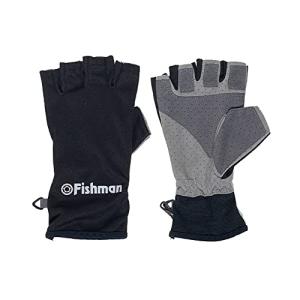 FISHMAN (フィッシュマン) GB-201808 夏用5フィンガーレスグローブ ブラック Lの商品画像