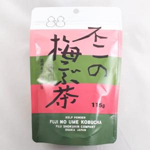 不二の梅こぶ茶115g 袋の商品画像