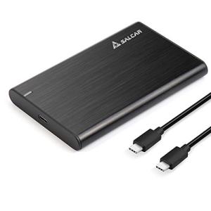 Salcar USB-C 2.5インチ SATA HDD/SSDケース USB3.1 Gen1 UASP対応 2TB Windows/Mac 工具不要の商品画像