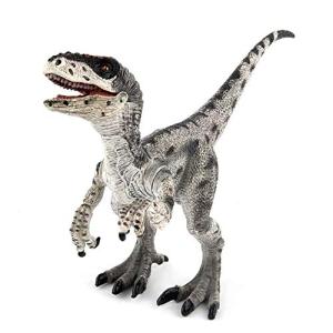 SanDoll 恐竜 ヴェロキラプトル フィギュア リアル 模型 ジュラ紀 爬虫類 迫力 肉食 子供玩具 ディスプレイの商品画像