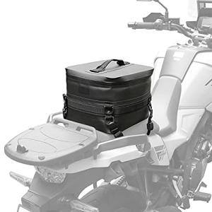 TPU ボックス シートバッグ 【バイク専用の防水ツーリングシートバッグ】 容量13L 専用固定用ベルト付属 DBT614-BKの商品画像