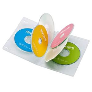 サンワサプライ DVDトールケース (6枚収納10枚セットクリア) DVD-TN6-10CLの商品画像