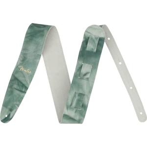 Fender フェンダー 楽器用アメリカ製ストラップ Tie Dye Leather Strap， Sage Green， 2の商品画像