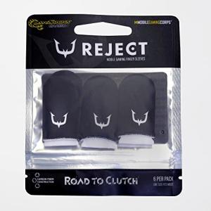 REJECT 指サック ブラック6個入りカーボンファイバー ゆびさっく