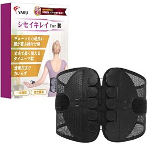YAKU シセイキレイfor腰 理学療法士監修 腰サポーター 腰ベルト 腰用