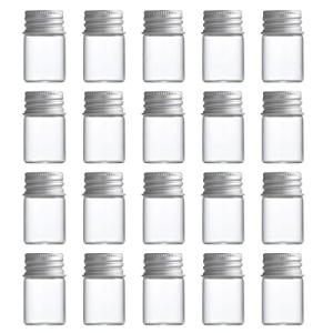 ENN LLC 小瓶 ガラス瓶 小分け ミニボトル 小物 保存 容器 保管 20個セット (6ml)の商品画像