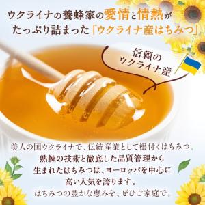 ウクライナ産はちみつ500g×2本 純粋蜂蜜 ...の詳細画像5