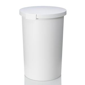 ImD (アイムディー) ラウンドペール フタ付きゴミ箱 ホワイト 26L kcud KUDRP Wの商品画像