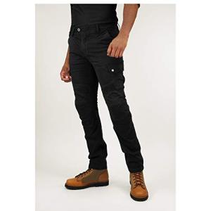 コミネ (KOMINE) バイク用 プロテクトライディングコットンカーゴパンツ ブラック L PK-744 1223 春夏秋向け プロテクター CE規格レベル2 ストレッチ素材の商品画像