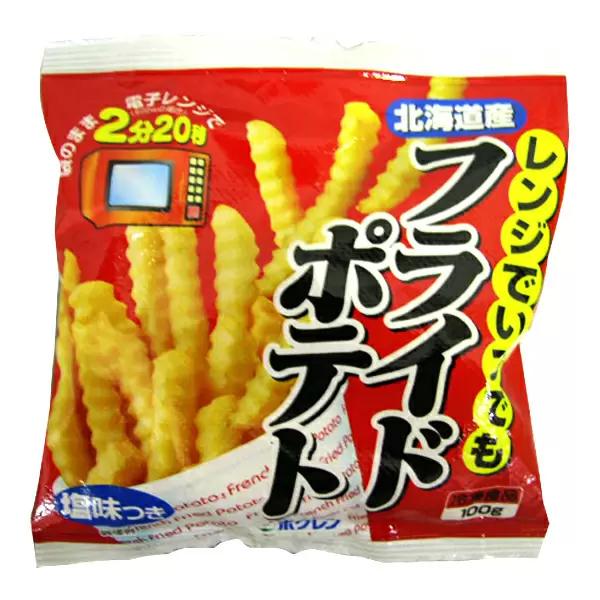 業務用 ホクレン レンジでいつでもフライドポテト 100g  ×10袋(240000503x10k)