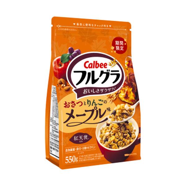 カルビー フルグラ おさつとりんごのメープル味 550g 6コ入り 2026/09/21発売 (49...