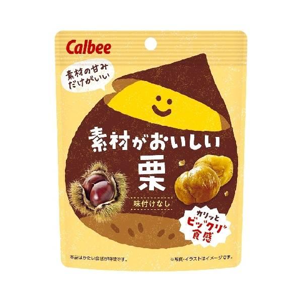 カルビー 素材がおいしい栗 30g 12コ入り 2024/11/11発売 (490133080765...