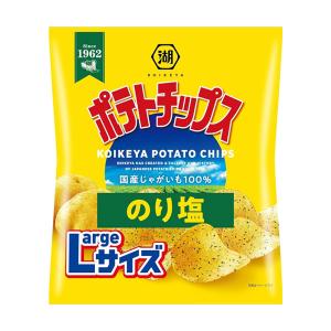湖池屋 Largeサイズ ポテトチップス のり塩 122g 12コ入り 2024/10/07発売