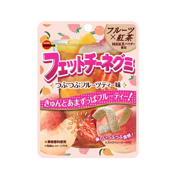 ブルボン フェットチーネグミ つぶつぶフルーツティー味  47g 120コ入り 2025/03/18...