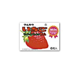 マルカワ いちごマーブルガム(アタリ付き) 6粒 864コ入り (49438154c)｜39march