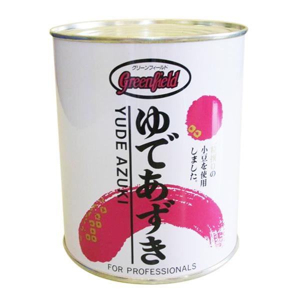 (地域限定送料無料)業務用  (単品) グリーンフィールド ゆであずき 2号缶　6袋(計6缶)(常温...