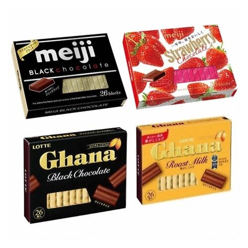 詰め合わせ お菓子 (全国送料無料) 明治・ロッテ 高級チョコレートアソート 4種セット メール便 ...