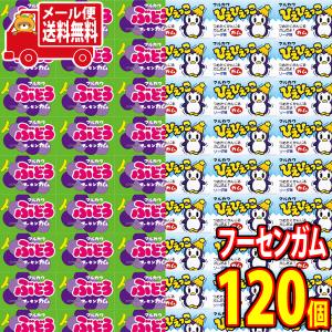 (全国送料無料) マルカワ ぶどうフーセンガム（60コ）＆ ひえひえっこフーセンガム（60コ）計120コ（当たり付き）セット さんきゅーマーチ メール便 (omtmb7482)｜39march