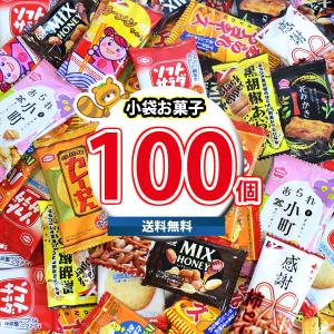 お菓子 詰め合わせ 亀田製菓・ヤスイフーズ・銀の汐 小分け 小袋 個包装 10種類 合計100個 詰め合わせセット 業務用 大量 駄菓子 景品 ばらまき(omtmf0301rsl)｜39march