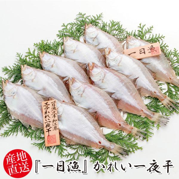 岡富商店 『一日漁』かれい一夜干 900g〈8〜12枚〉冷凍 干物セット ギフト(sot121)