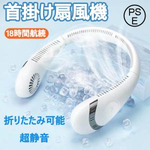首掛け扇風機 羽なし USB充電 大容量5000mAh  軽量 ネッククーラー
