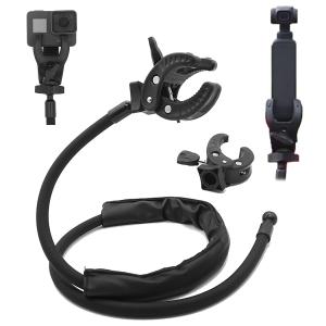 DRAGON CLAW スマホホルダー アームスタンド 寝ながら 首掛け 手ぶら フレキシブル 三脚 自撮りスマホ GoPro DJIPOCKET 傘 SANBASHI