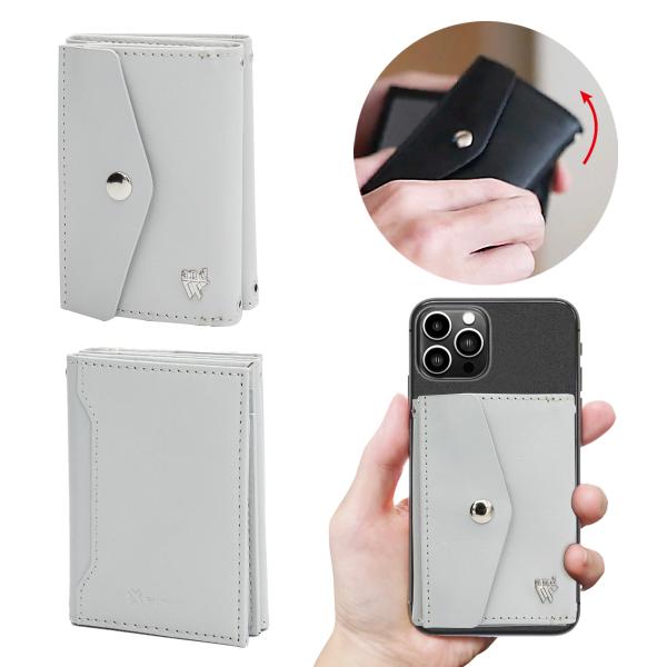 「and W」separate 合皮 財布 ミニマム ミニ コンパクト 三つ折り キャッシュレス ス...