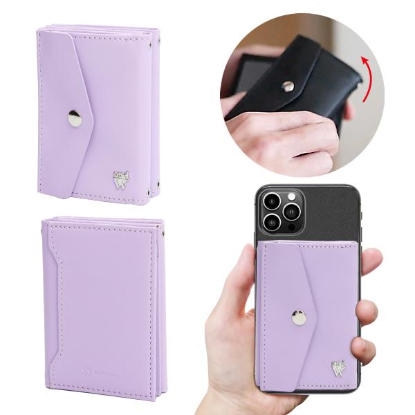 「and W」separate 合皮 財布 ミニマム ミニ コンパクト 三つ折り キャッシュレス ス...