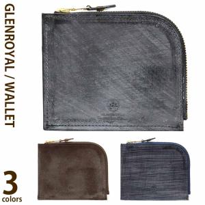 グレンロイヤル L字ファスナー コインケース 小銭入れ ミニ財布 スリム ブライドルレザー 本革 ハンドメイド　GLENROYAL ZIP MINI PURSE Bridle Leather 03-6043｜39surprise