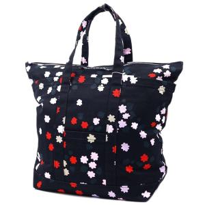 マリメッコ バッグ トートバッグ UUSI MATKURI TAIVAANKUKAT BLACK/RED/SEA GREEN marimekko 047961-936｜39surprise