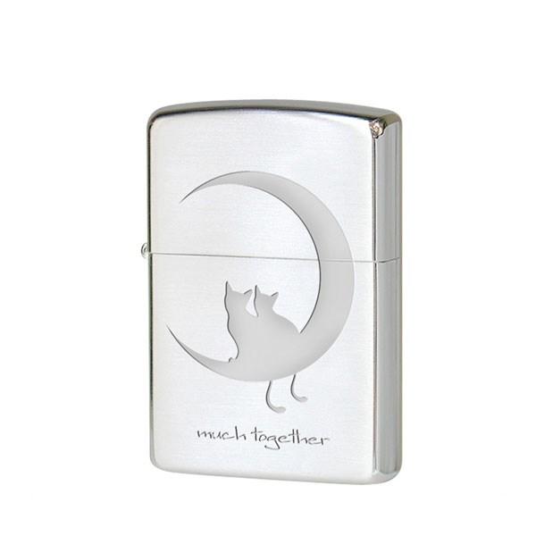 ZIPPO ジッポライター ジッポー キャット＆ムーン 猫 2CAT-SSB