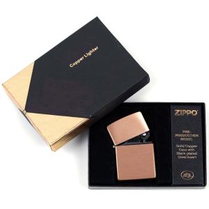 ZIPPO ジッポー 48107 SOLID COPPER ソリッドカッパー 銅 COPPER刻印 ブラックインサイドユニット 復刻モデルの商品画像