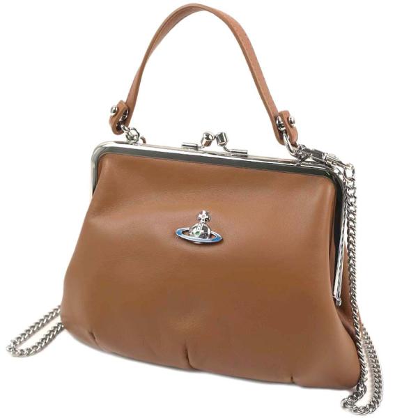 並行輸入品 ヴィヴィアンウエストウッド バッグ がま口 2WAY チェーンショルダーバッグ ハンドバ...