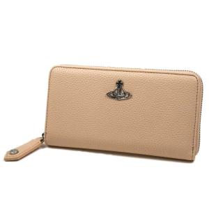 ヴィヴィアン ウエストウッド 長財布 ラウンドファスナー JOSEPHINE NEW ZIP ROUND WALLET BEIGE VEGAN GRAIN LEATHER 53020079 01229 C401｜39surprise