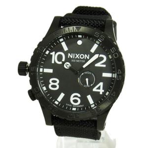 ニクソン 腕時計 メンズ NIXON 51-30 TIDE タイド オールブラックナイロン メンズ 男性用 A057-1148 A0571148｜39surprise